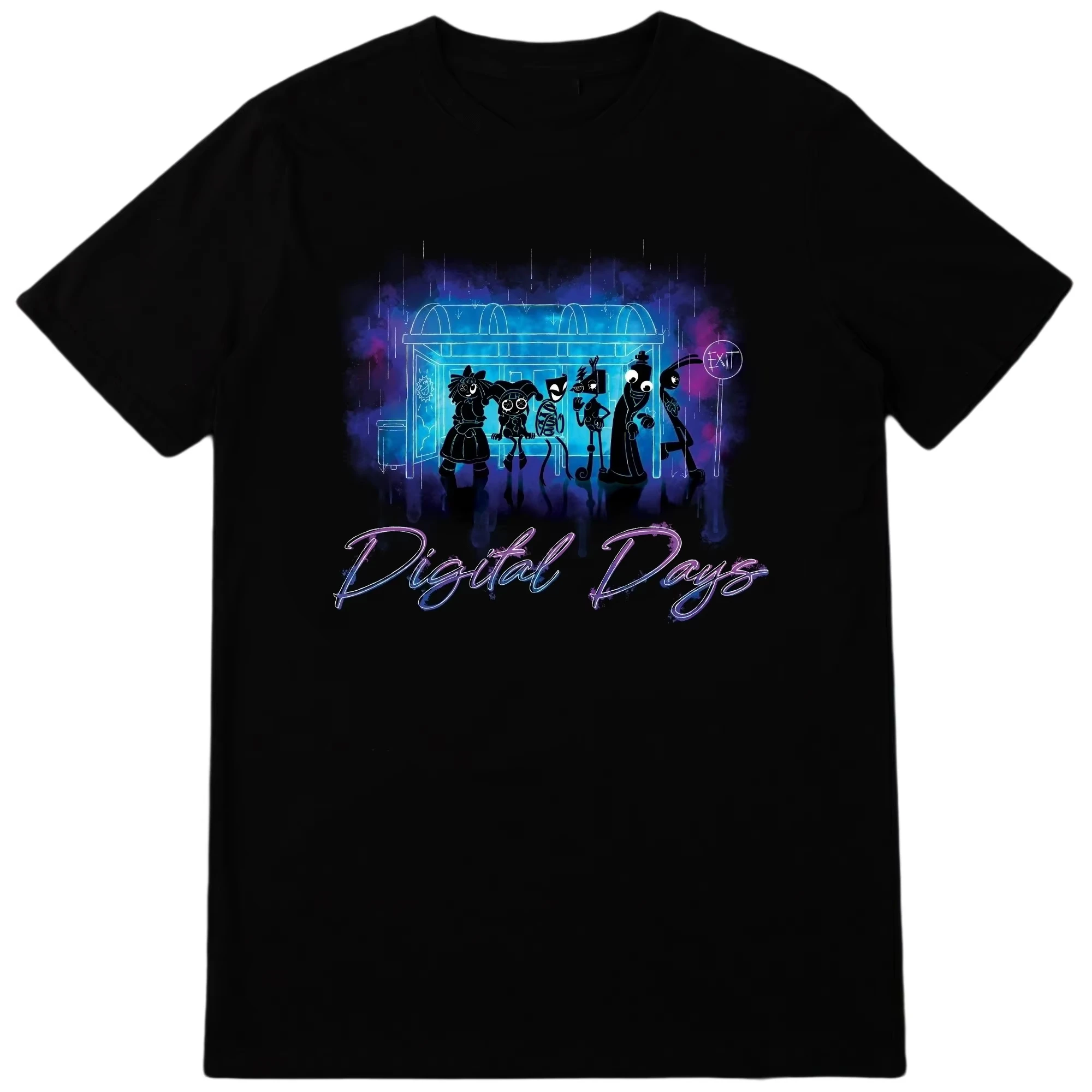 2026 The Amazing Digital Circus Digital Days T-shirt Men Women Summer 100 Cotton Clothing Cartoon Short Sleeve Tops Streetwear