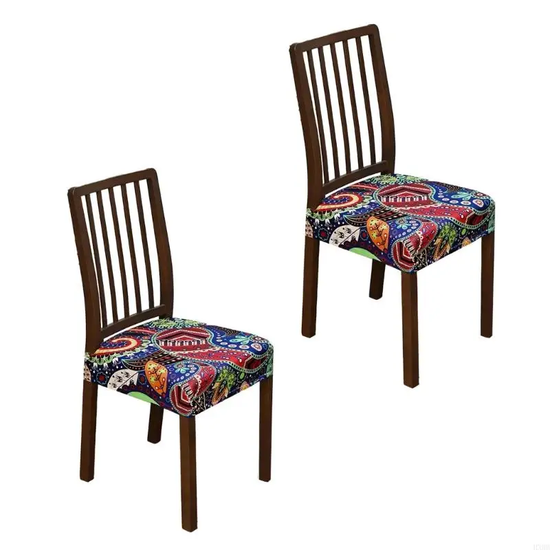 2025 New Pack of 2 Machine Washable Waterproof Ottoman Canopies Decorative Pattern Double Flexible for Standard Footstools