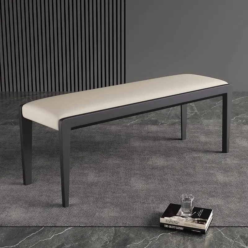 

Длинные обеденные табуреты из цельного дерева, скандинавский ресторан, простые бытовые обеденные табуреты, современная доступная роскошная мебель Banco JT40D