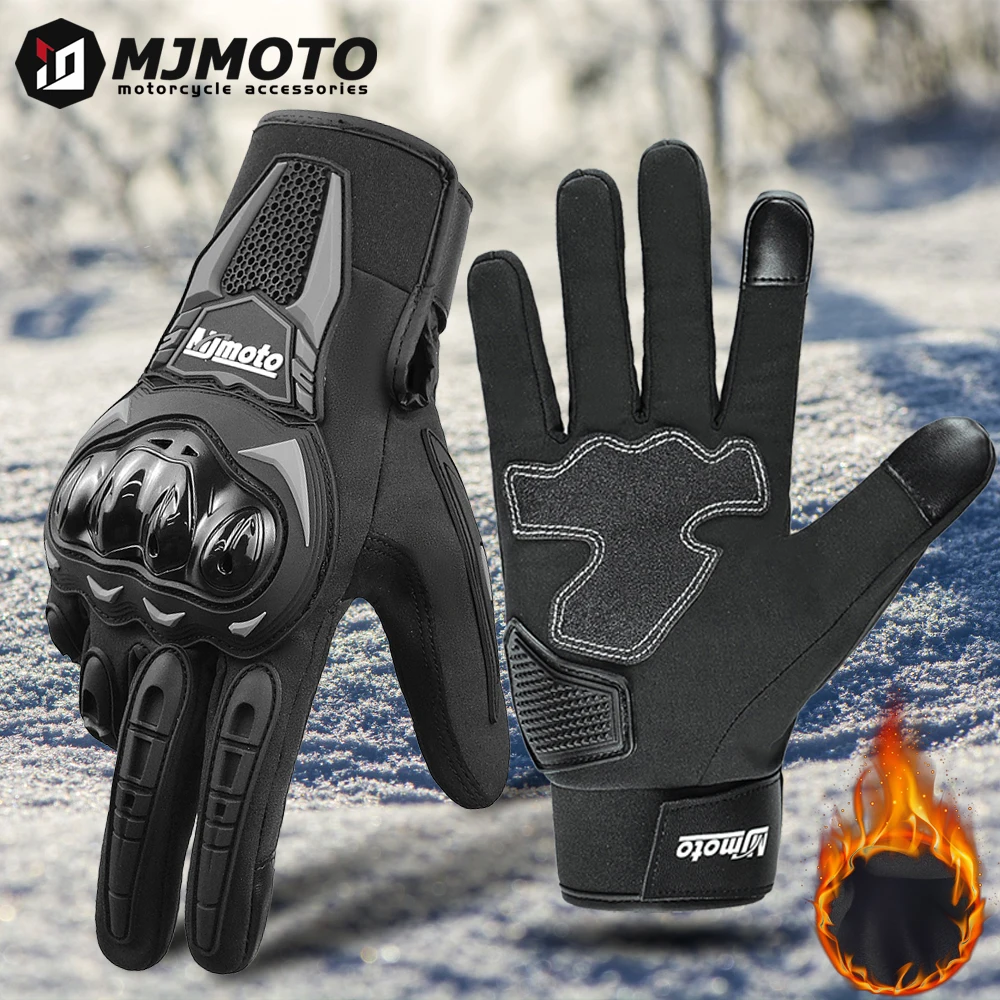 

Winter Keep Warm Gloves for Motorcyclist Waterproof Moto Motorcycle Gloves Men Women Motocross Biker Touch Screen Cycling Gloves