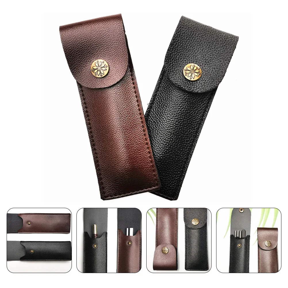 

2Pcs Cutter Protectors PU Carpenter Covers Storage Cases Kitchen Cutter Covers Rust-Proof Long-Lasting Design