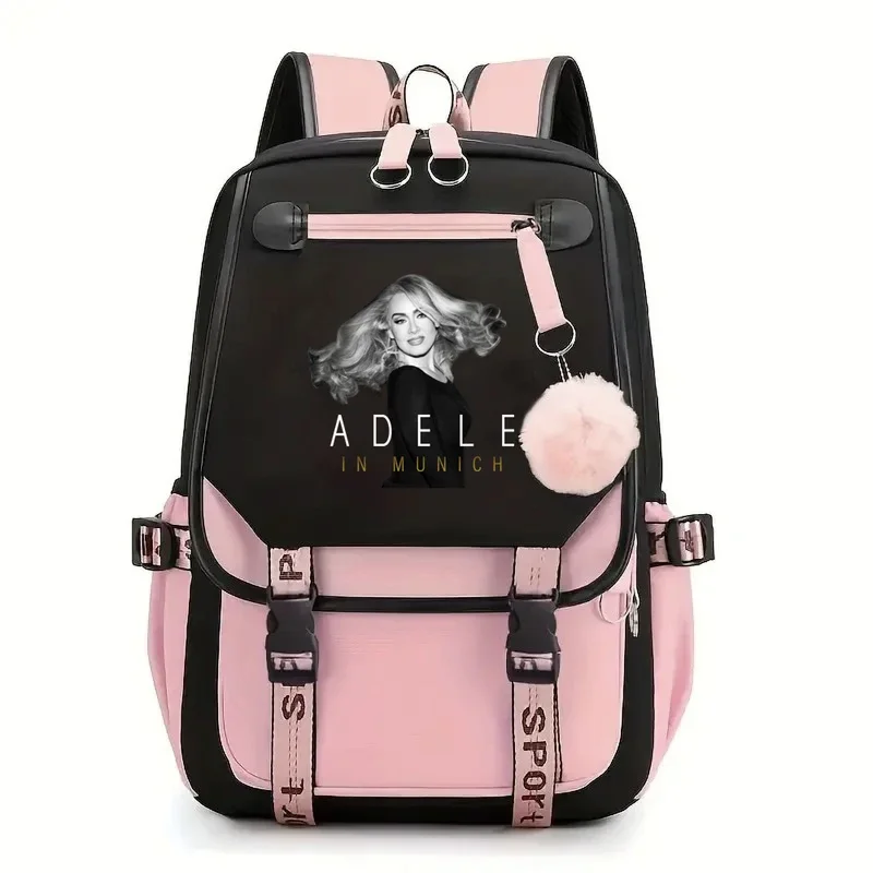 Adele In Munich Tour 2024 August Print Backpacks for Men Girls School Bag for Teenager Laptop Backpack Fans Gift