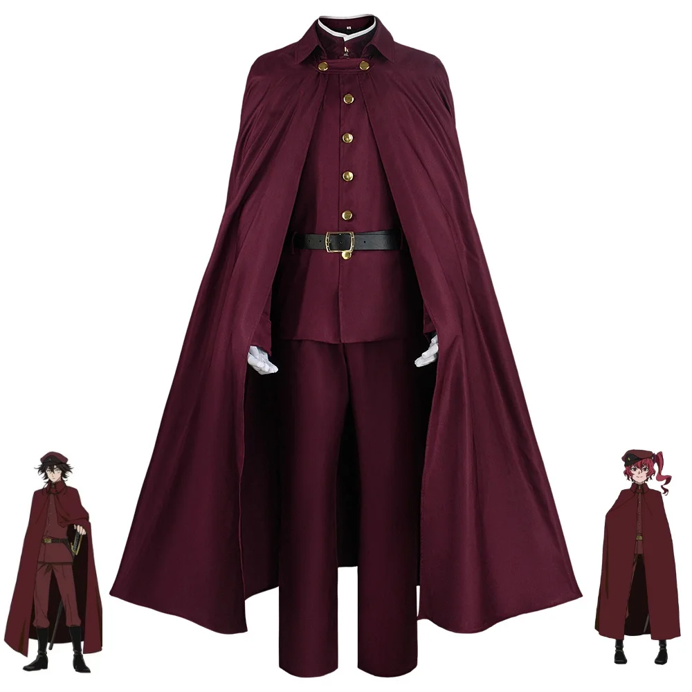 Anime Bungo Stray Dogs Cosplay Costume Suehiro Tecchou Suit Teruko Oukura Uniform Anime Role Play Comic Con Clothes