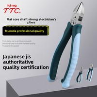 TTC 6-inch Diagonal Cutting Pliers CN-160HGS High - Quality Manual Pliers for Electricians and Electronics Work with Sharp Tips
