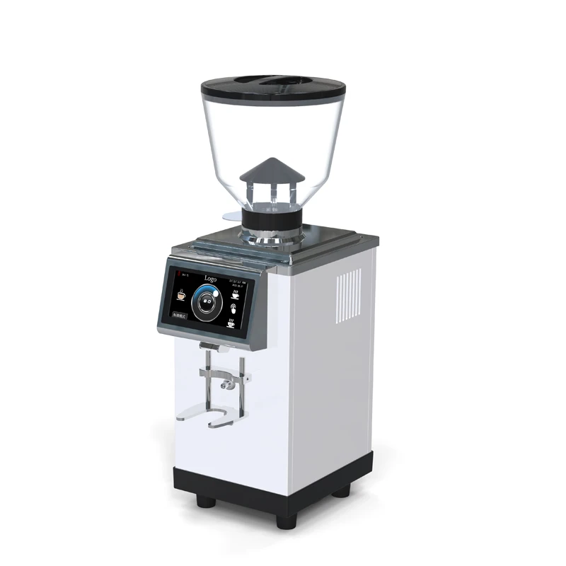 High Quality Electric Control 83mm Rose Gold Flat Burr Commercial Coffee Grinder Machine M5