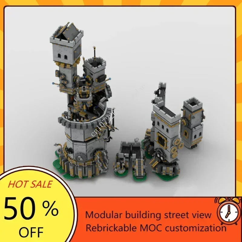 

7525PCS Customized MOC Medieval Clockwork Castle Model Custom Puzzles Technology DIY Creative Assembly Technology Toys Xmas Gift
