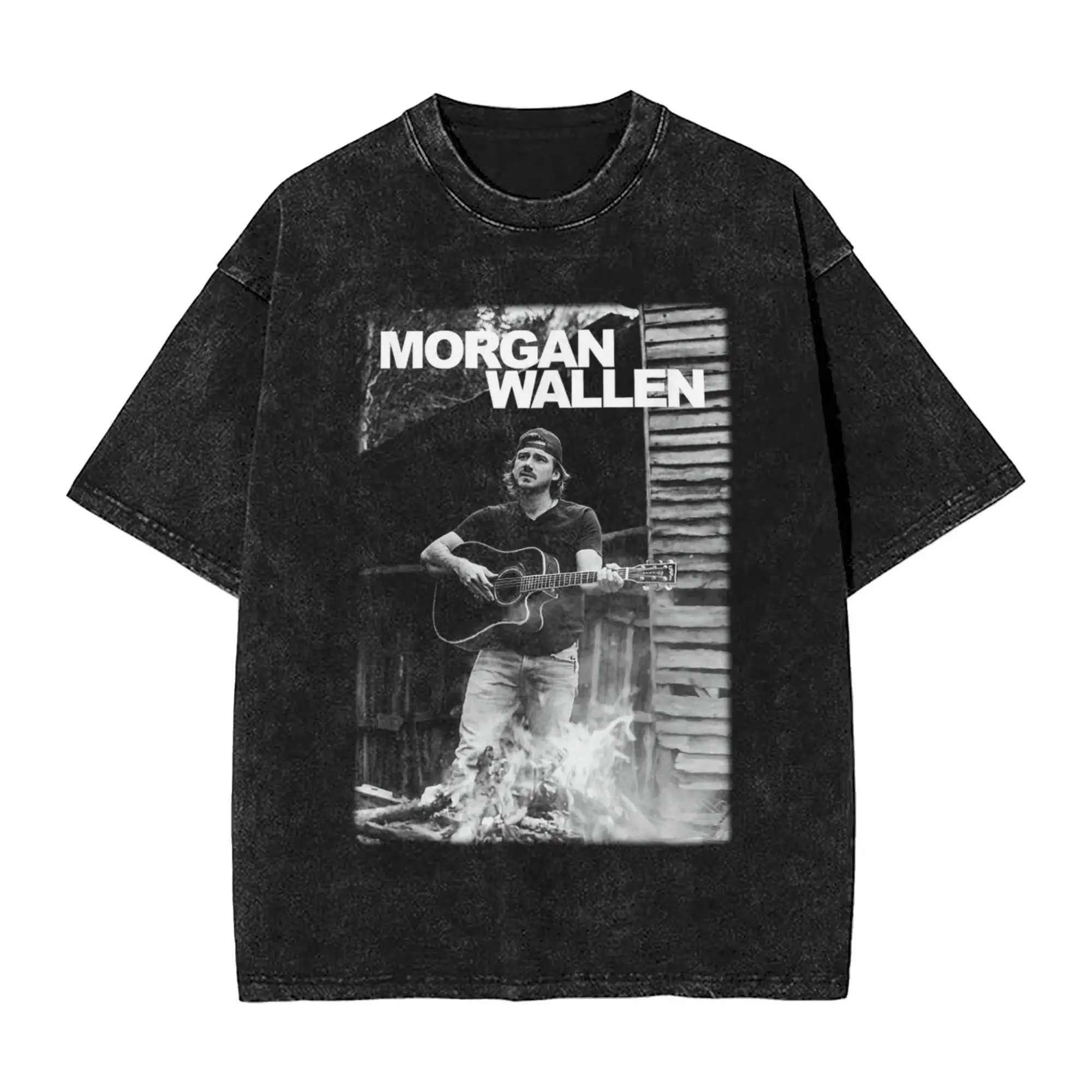 

Singer Official Morgan Wallen Tennessee T-Shirt Men Leisure Cotton Tee Shirt Crewneck Short Sleeve T Shirt Gift Idea Clothes