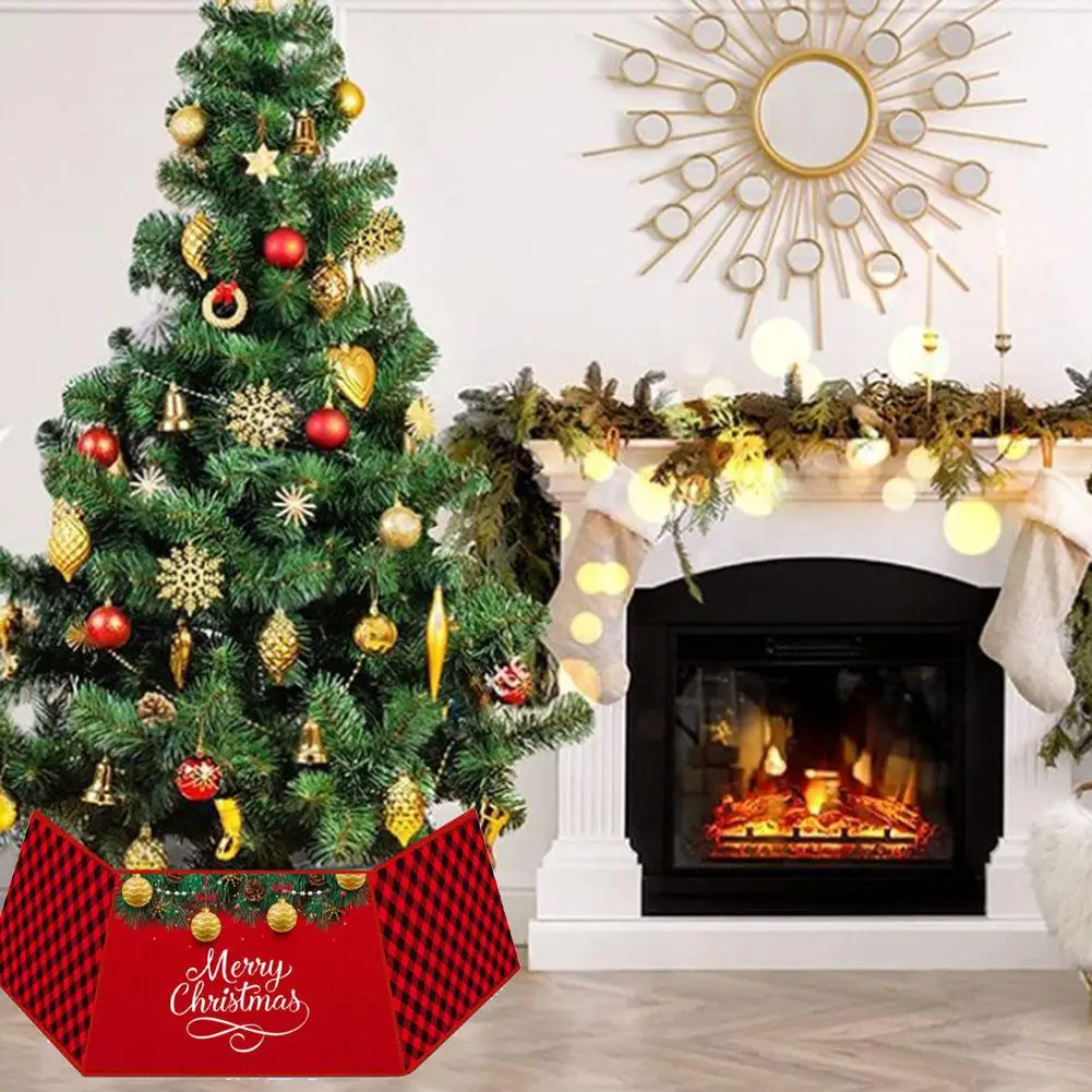 

Christmas Tree Skirt Decorative Ornaments Crafts Base Scene Setup Christmas Tree Decoration Apron 60*80*25cm New Year Presents