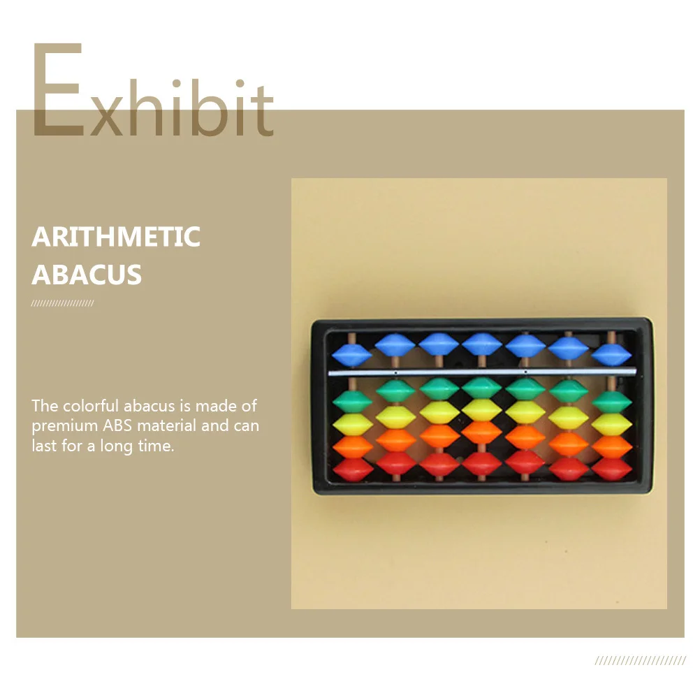 3 stuks kleurrijke telraam gemakkelijk mee te nemen leermiddel voor kinderen rekenkundige praktijk educatief wiskundehulpmiddel voor vroege kinderjaren