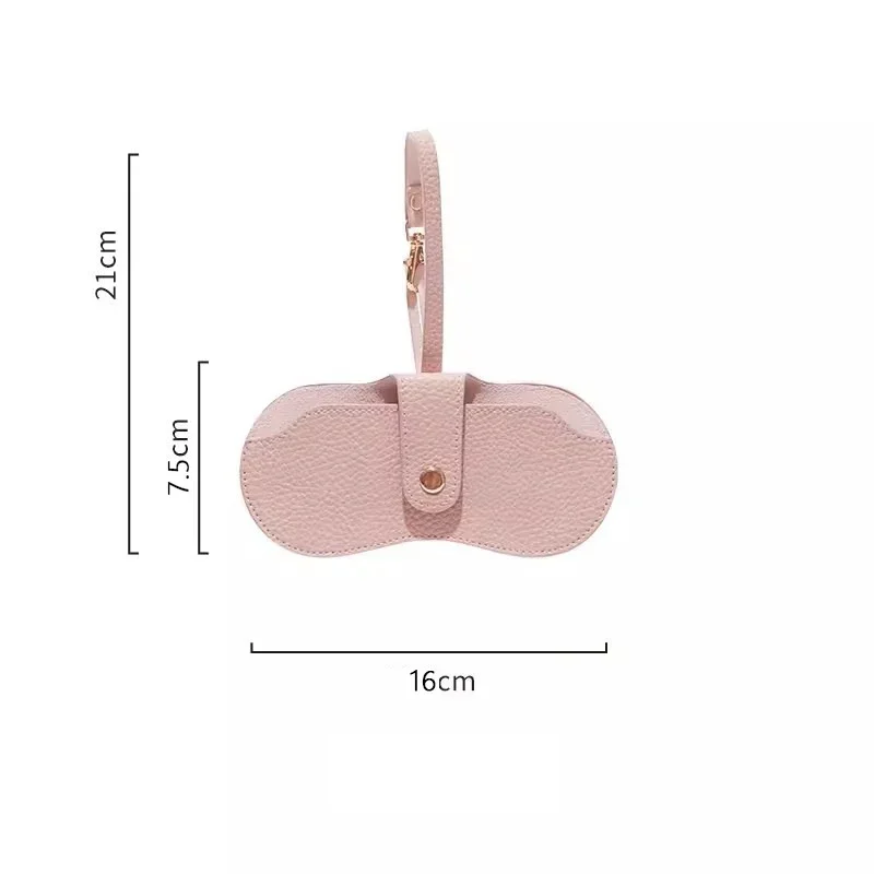 Portable Glasses Bag Soft Leather Sunglasses Pouch Slim Fashion Glasses Case Holder Glasses Organizer Travel Sunglasses Pouch image 6