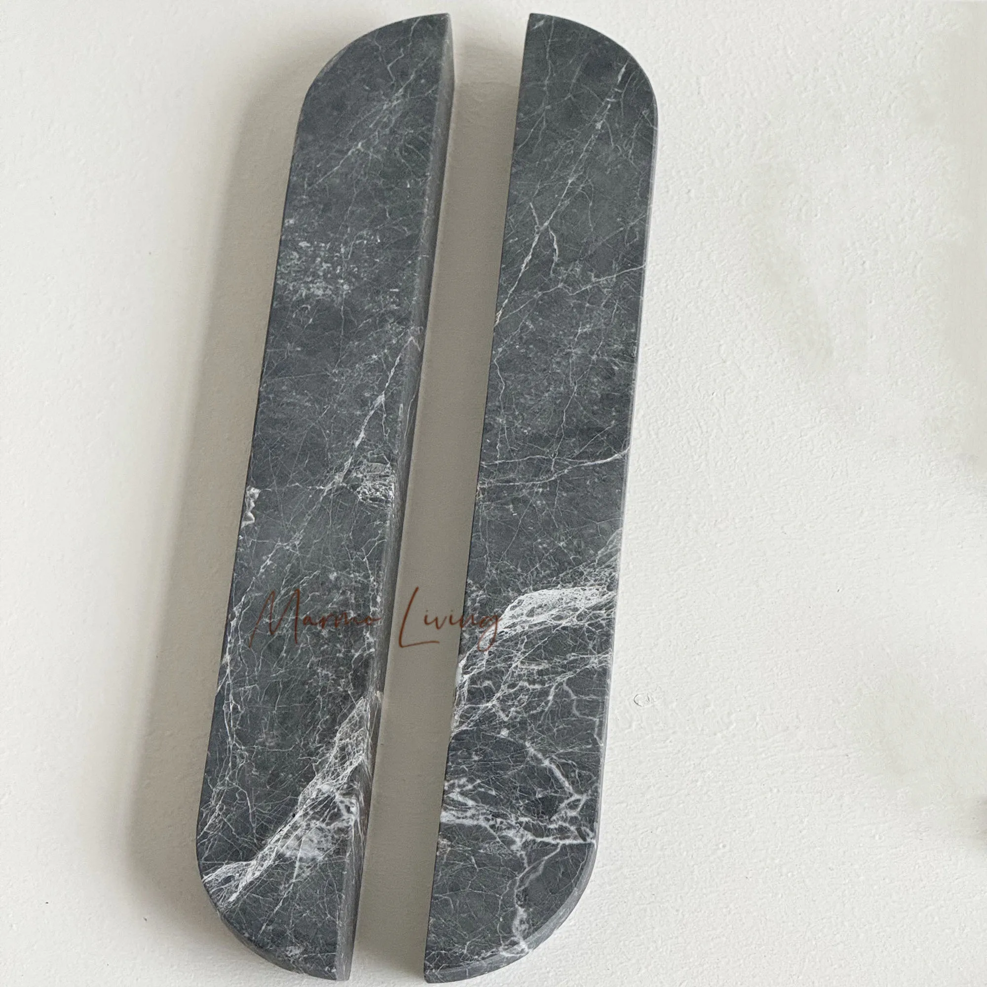 Luxury Marble Cabinet Door Handle Wabi Sabi Style Vintage Stone Pull Onyx Pull Home Decoration