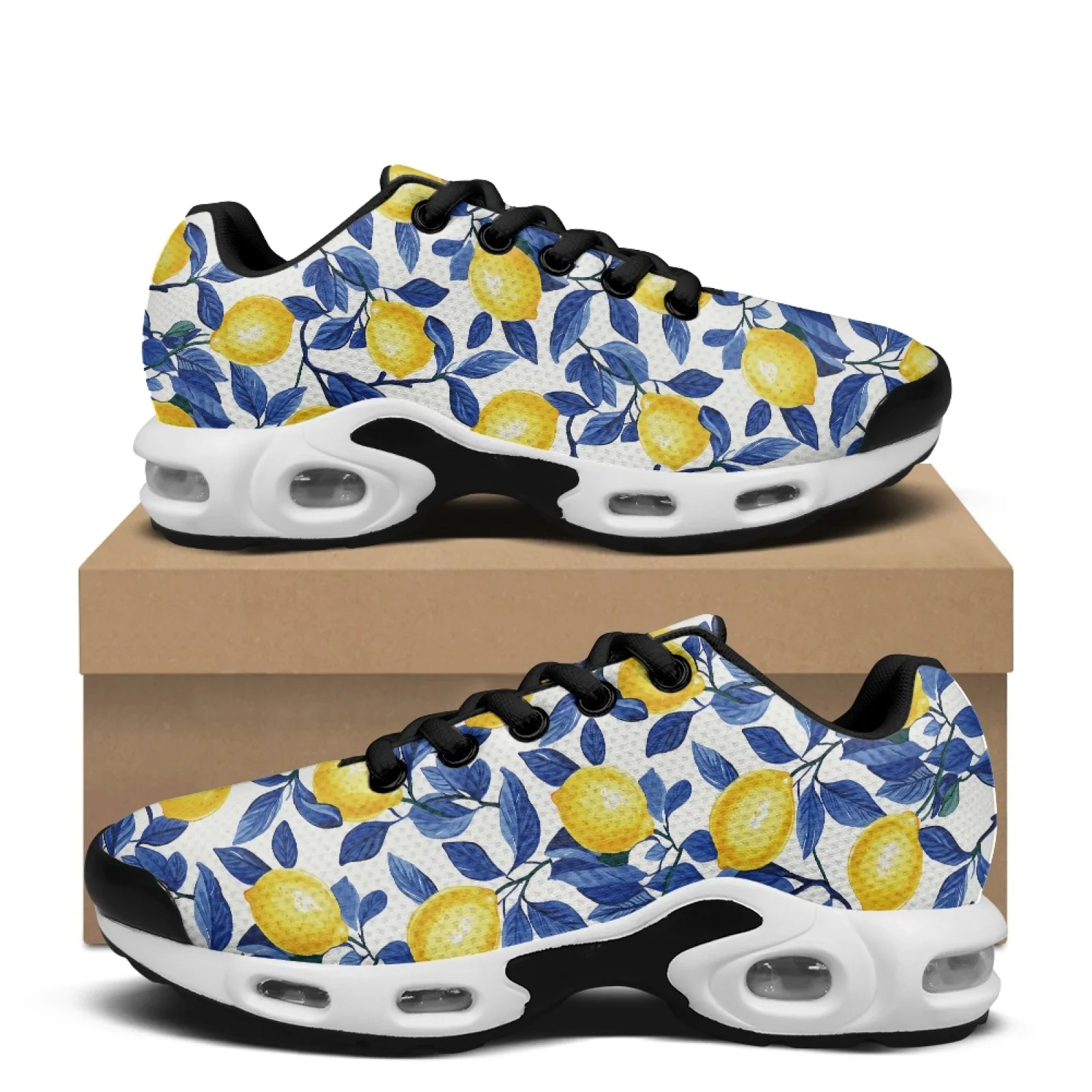 PENSTROLL Lemon Sneakers de tennis respirants et tendance pour hommes, baskets athlétiques en mesh, chaussures de course pour hommes