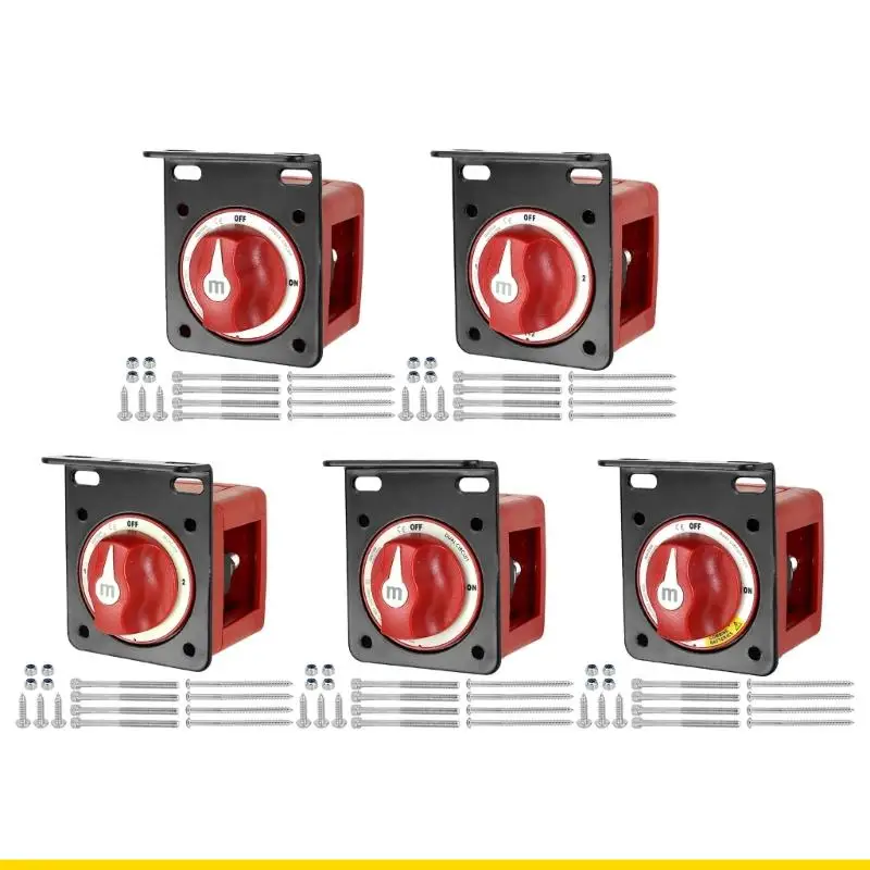 SZCH 12-48v 300A Automotive Battery Disconnect Control with Mounting Bracket for Motorhome Wiring Access, Parking Cutoff, and