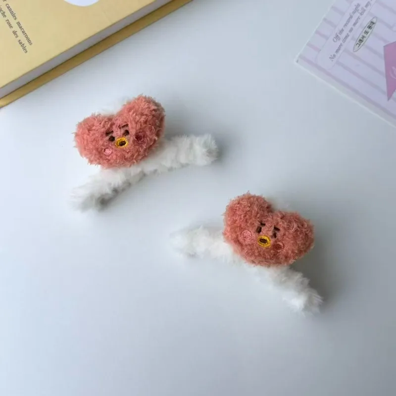 BT21 Cartoon Character KOYA‌ RJ CHIMMY COOKY SHOOKY‌ MANG TATA‌ Peripheral Cute Doll Single-sided Hair Clip Latest Popular Item