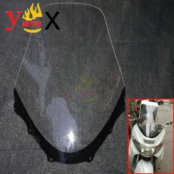Scooter Motorcycle Clear 3MM/4MM Windshield Windscreen Deflector For Suzuki Skywave Burgman AN400 AN250 1997-2002 1998 1999 2001