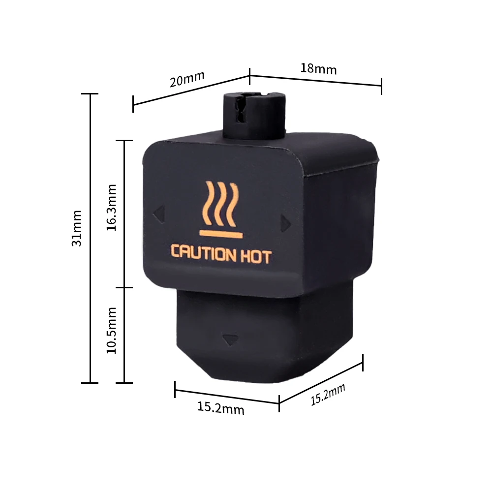 H2S/H2d Hotend Highflow لمختبر Bmabu H2D Hotend H2d لـ Bambulab الصلب المقوى جودة عالية نهاية ساخنة لأجزاء Pinter ثلاثية الأبعاد H2s