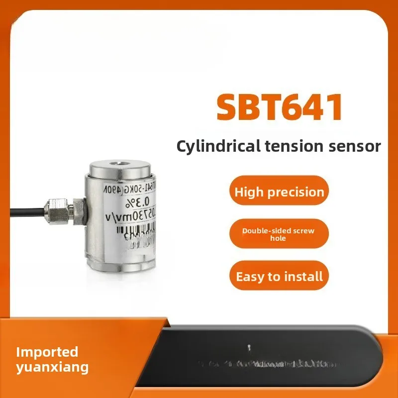 

SBT641 cylindrical miniature tension and pressure sensor for tension and thrust measurement of automatic manipulator