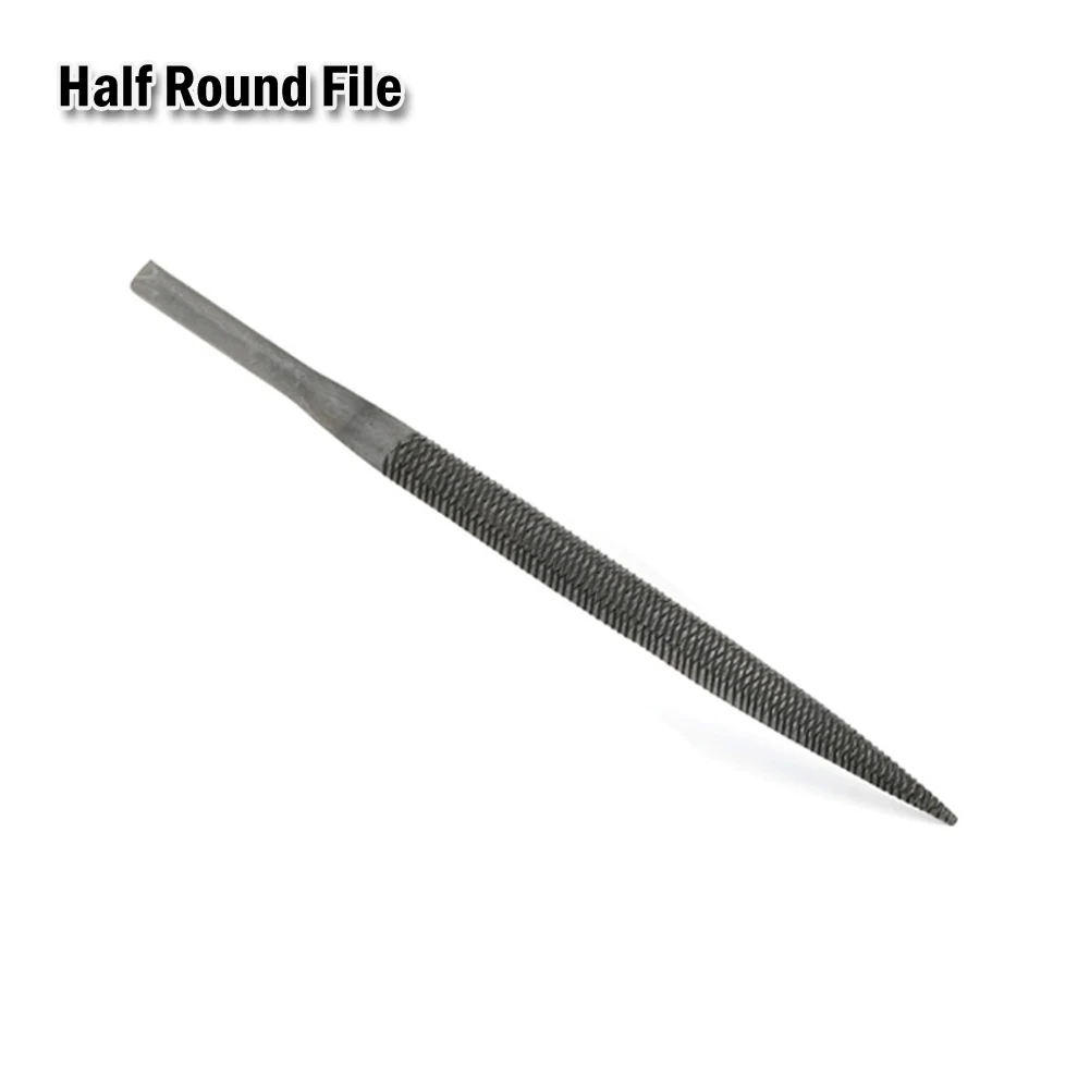 5×140 Pneumatic File Blades Half Round/Round/Triangle/Flat File For Stone Glass Metal DIY Wood Rasp File Polishing Carving Tool