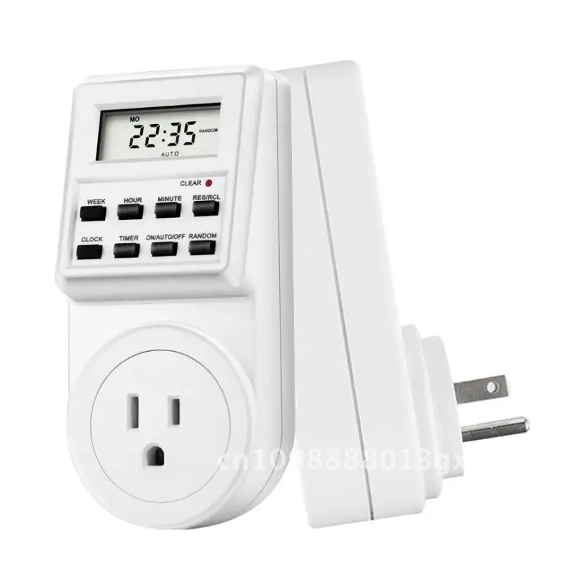 

EUPlug Digital Weekly Programmable Electrical Wall Plug-in Power Socket Timer 220V FR Clock Switch BR AC Time UK 110V Outlet US