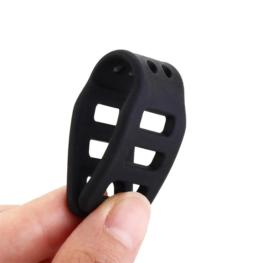 Fascia fissa in silicone Reggisella Manubrio per bici Supporto per luce per bici Cinghia elastica per ciclismo Cinghie in silicone Supporto per benda leggera per bicicletta