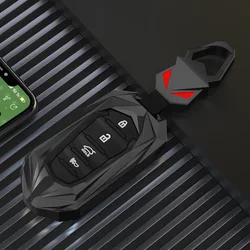 4 Button Car Key Case Full Cover Remote Protection Shell Holder for Kia New K7 Cadenza K9 K-04 Sorento K900 Auto Accessories
