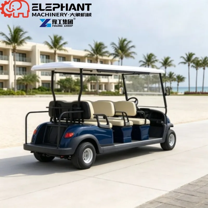 Electric Golf Cart, 6 Seater Export Type 72V Lithium Battery 4WD Off Road Hunting New Energy Sightseeing Vehicle
