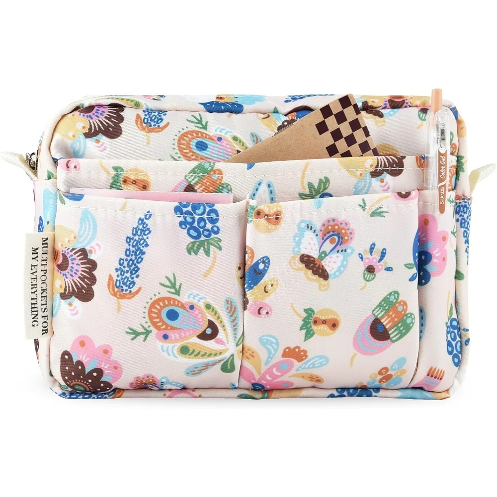 

Multi-functional Portfolio Organizer, Waterproof Travel Pouch Zippered Case,Journal Supplies Storage Case for Notebooks,Make-up,