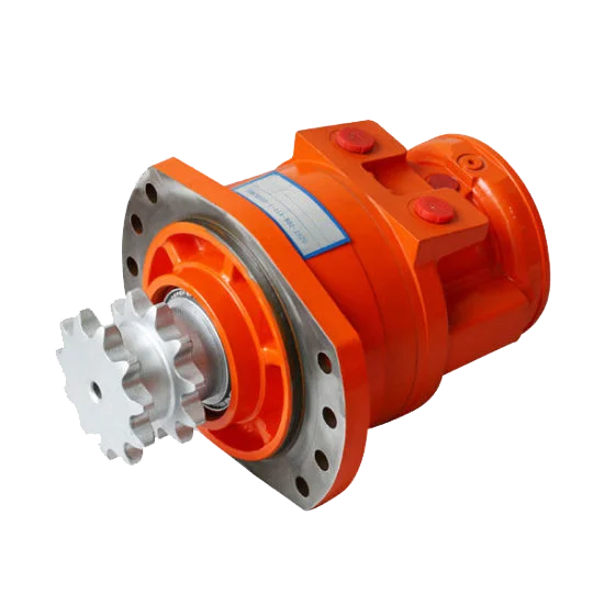 Poclain Low Speed Hydraul Gear Motor Reduced Radial Piston Drive Wheel Radial Hydraul Motor