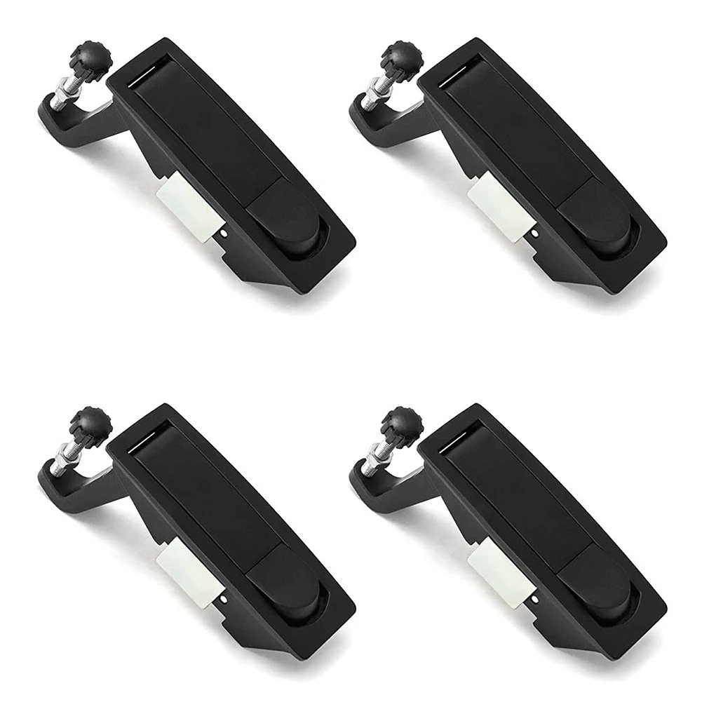 4Pcs Compression Latch Lock Zinc Alloy Flush Lever Latch Adjustable Grip Range 0.04 Inch-0.94 Inch DY