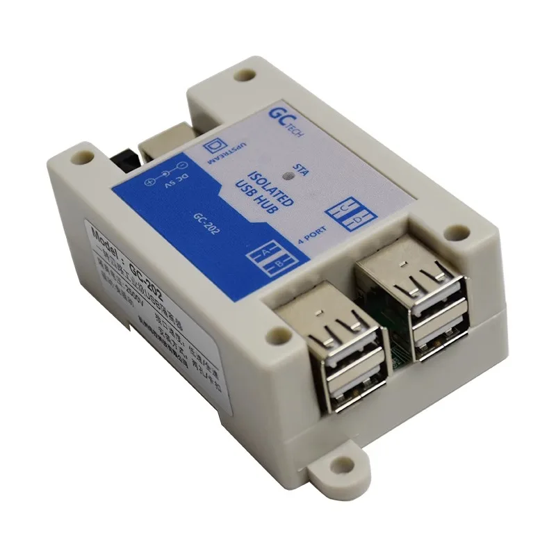 

Четырехъядерный USB-изолятор USB-концентратор Модуль «один в четыре» с корпусом, промышленная защита от помех, антистатический ADUM3160