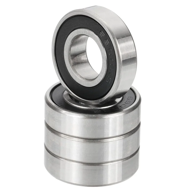 6900-2RS Deep Groove Ball Bearing 10mm x 22mm x 6mm, 4 Pack Double Rubber Sealed Miniature Bearings for Electric Motor