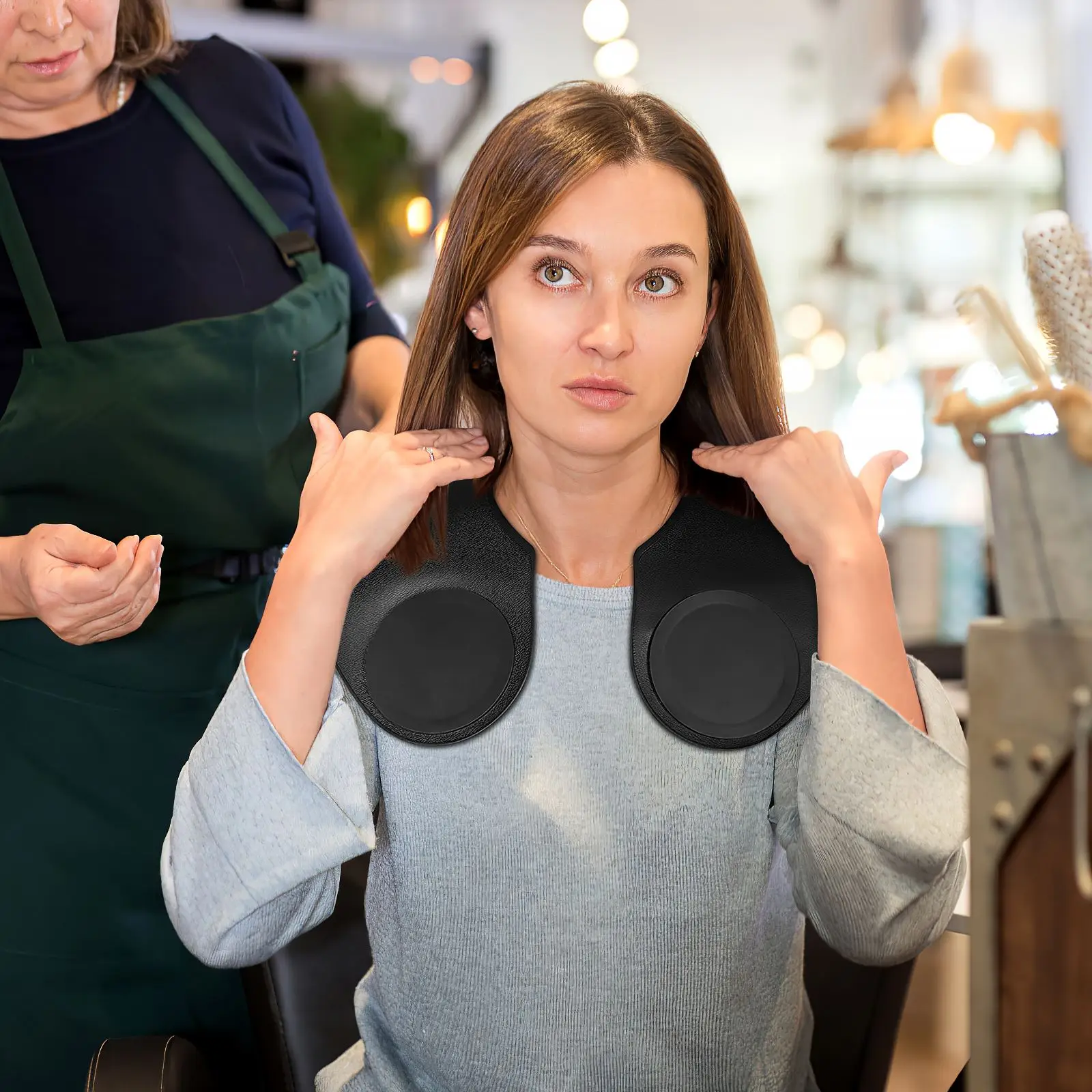 Capa de corte de pelo para peluquería, chal para teñir el cabello, estilista, peluquería, salón de barbería