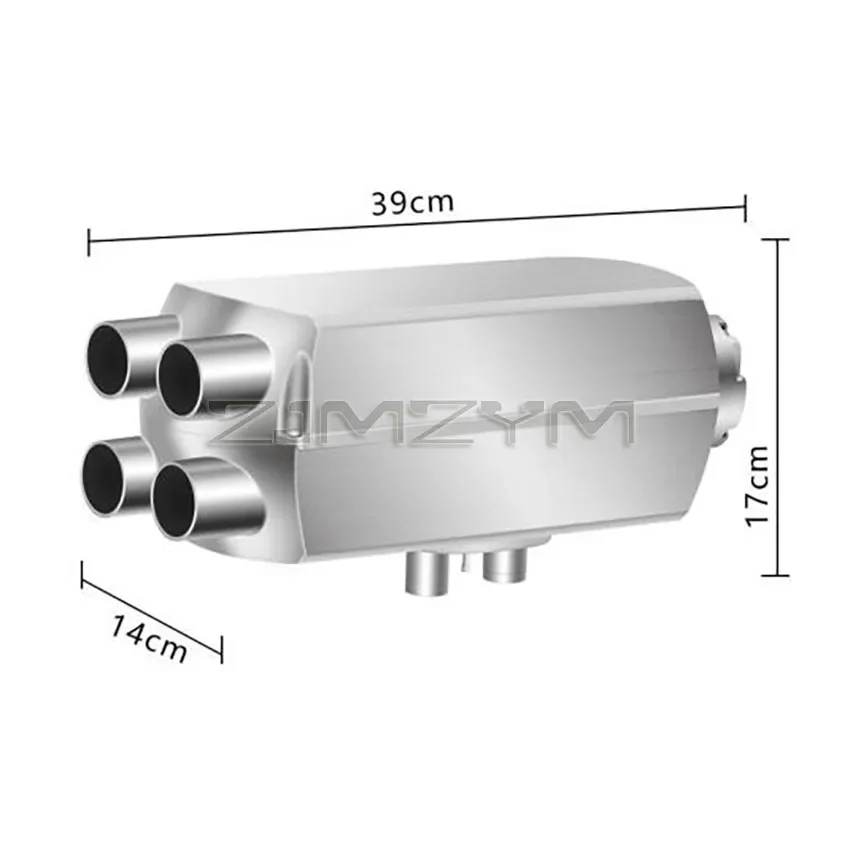 5kw Auto Heizung 12V/ 24V Aluminium legierung Diesel Park heizung LCD-Schalter Auto Luft Diesel Heizung für Bus Auto Boote LKW RV Schiffe