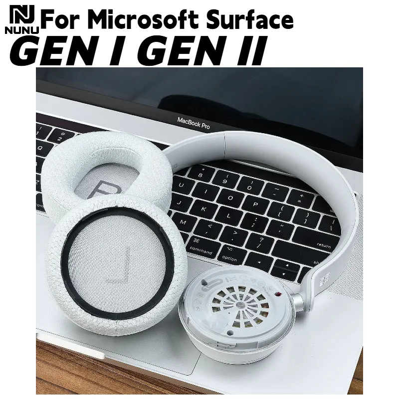 

Replacement Breathable football net /Protein skin Ear Pads with buckle For Microsoft Surface GEN I GEN II Headset Ear pillows