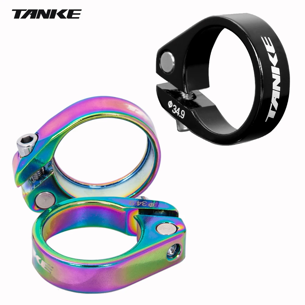 Tanke Mtb Seatpost Clamp Bike Canoe Aluminium Tube Bolt Seat Post Clamping Bicycle Saddle Pipe Seatclamp Dropper 28.6 31.8 34.9