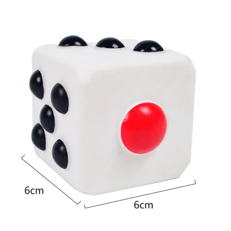 3D Decompression Dice Sieve Ball Pop Fingertip Pressure Relief Toy White Pops Bubble Music Spherical Adult Children Fidget Toy