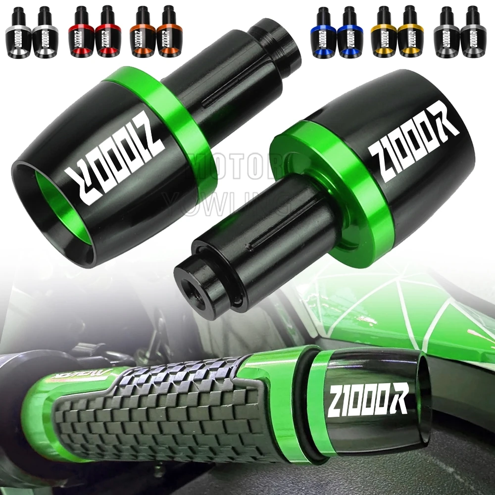 

2022 2023 Handlebar Grips Bar End Counterweight Plug Slide For KAWASAKI Z1000R Z1000 R Z NINJA 1000R TouReR 2017-2019 2020 2021