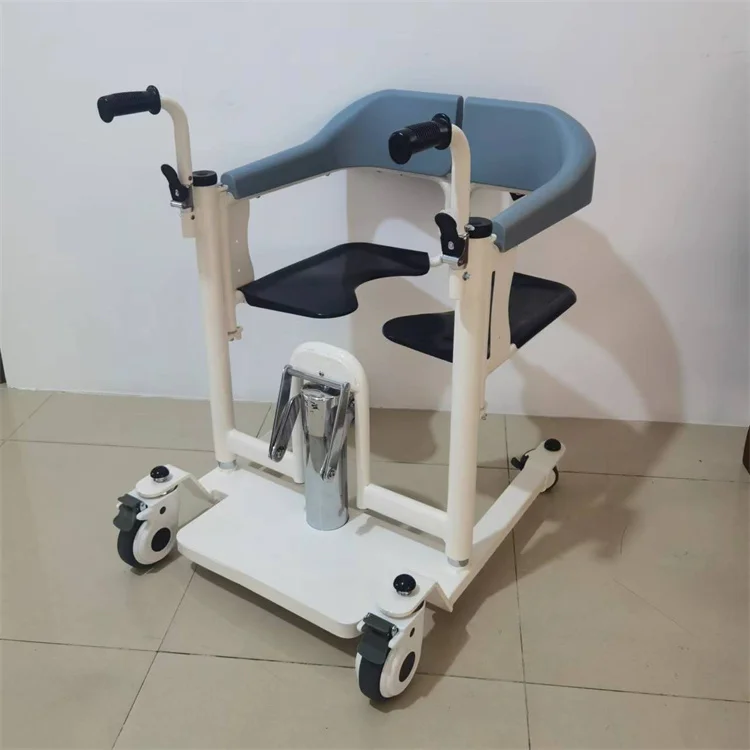 Wholesale Medical Portable Wheelchair Toilet Move Wheel Nursing Patient Transfer Lift Commode Chair for Elderly