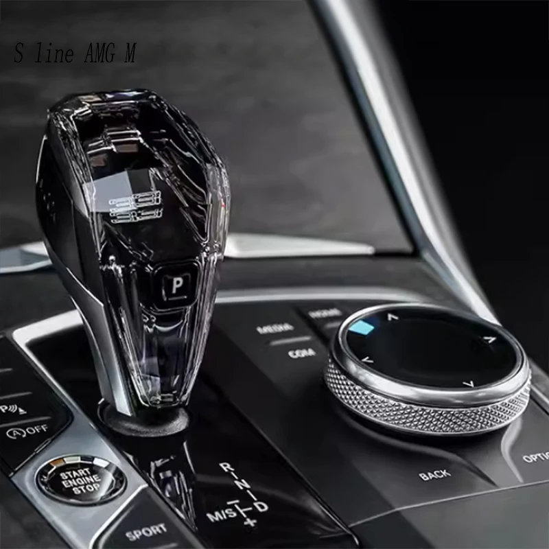 Car Styling For BMW 3 4 Series G20 G21 G22 G23 G26 G28 2020-2022 Crystal Set Gear Shift Knob Cover Auto Interior Accessories