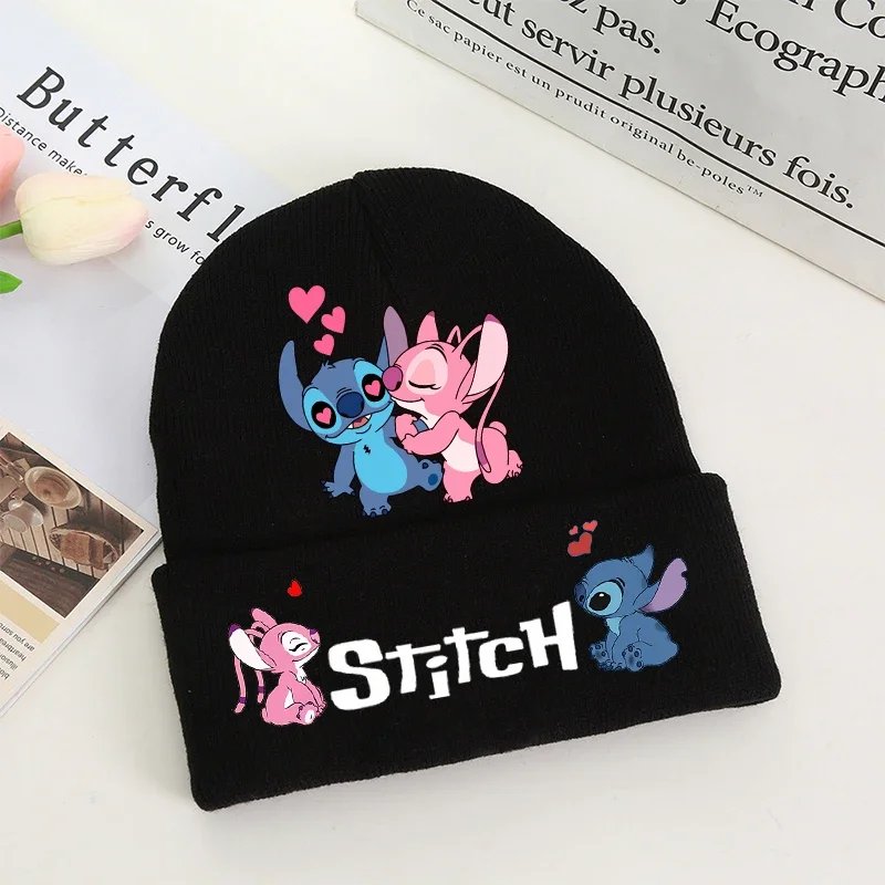 Stitch Winter Hats for Women Men Beanies Knitted Solid Cute Hat Girls Autumn Female Beanie Caps Warmer Bonnet Ladies Casual Cap