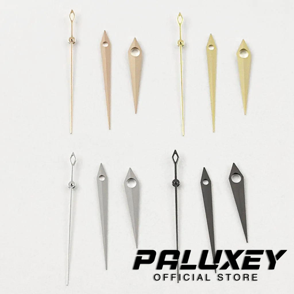 NH35 มือนาฬิกาตัวชี้ Rose Gold สีดําทองเงินค็อกเทลนาฬิกามือสําหรับ NH35/NH36 /4R/7S การเคลื่อนไหว