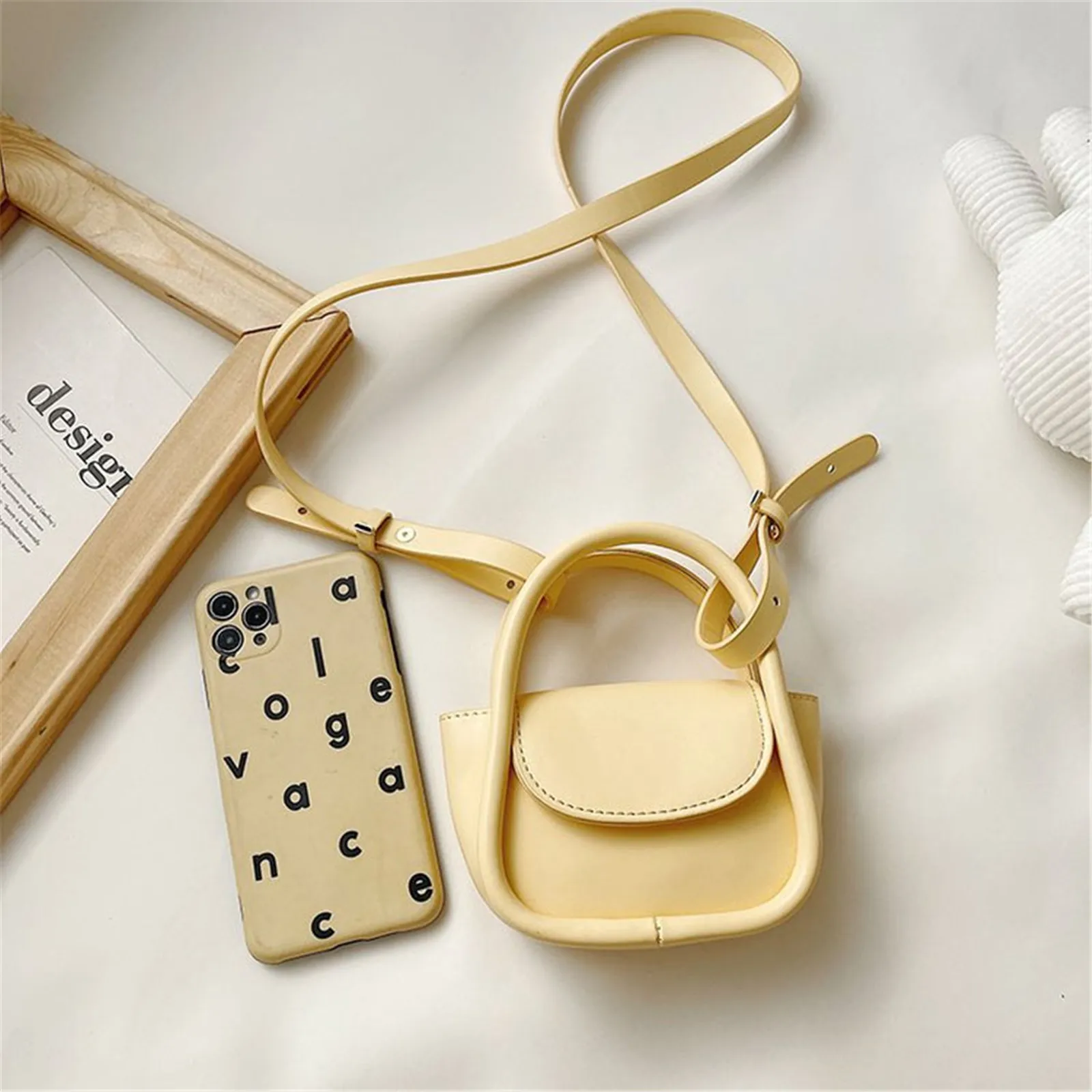 Mini Shoulder Bags Cross Body Bags Pu Leather Small Storage Bags Fashion Designer Handbag Earphone Lipstick Bag