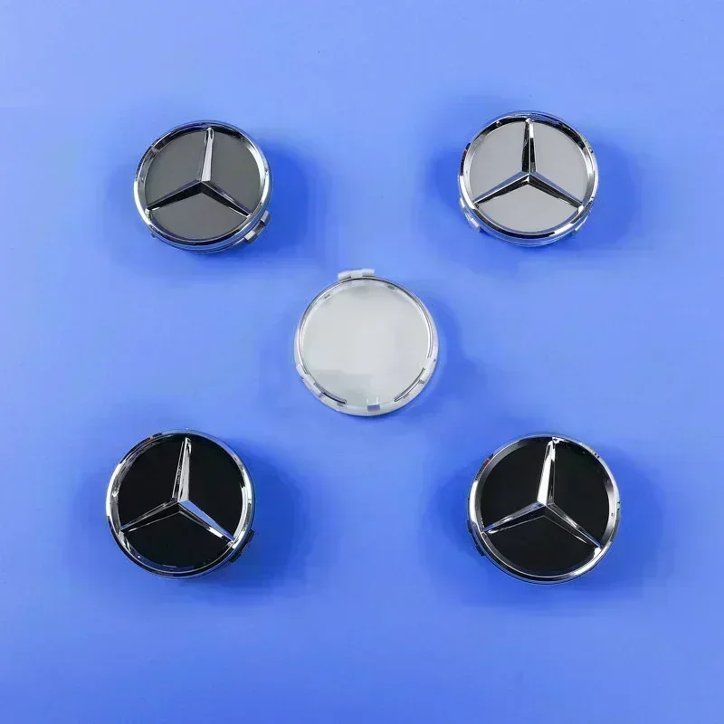 4pcs 60mm Car wheel Hub Cap Emblem badge for Mercedes Benz C180 E300 GLC W163 W166 W167 W204 W205 W212 W213 X253 W117 W176 W164