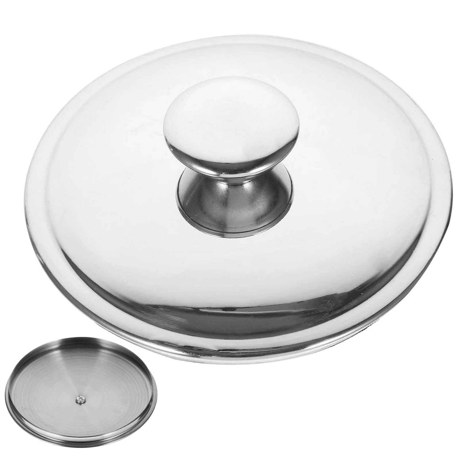 

Stainless Steel Lid for Seasoning Pot Multi-Use Oil Jar Cover Spill Proof Metal Pan Cover Kitchen Supplies Replacement