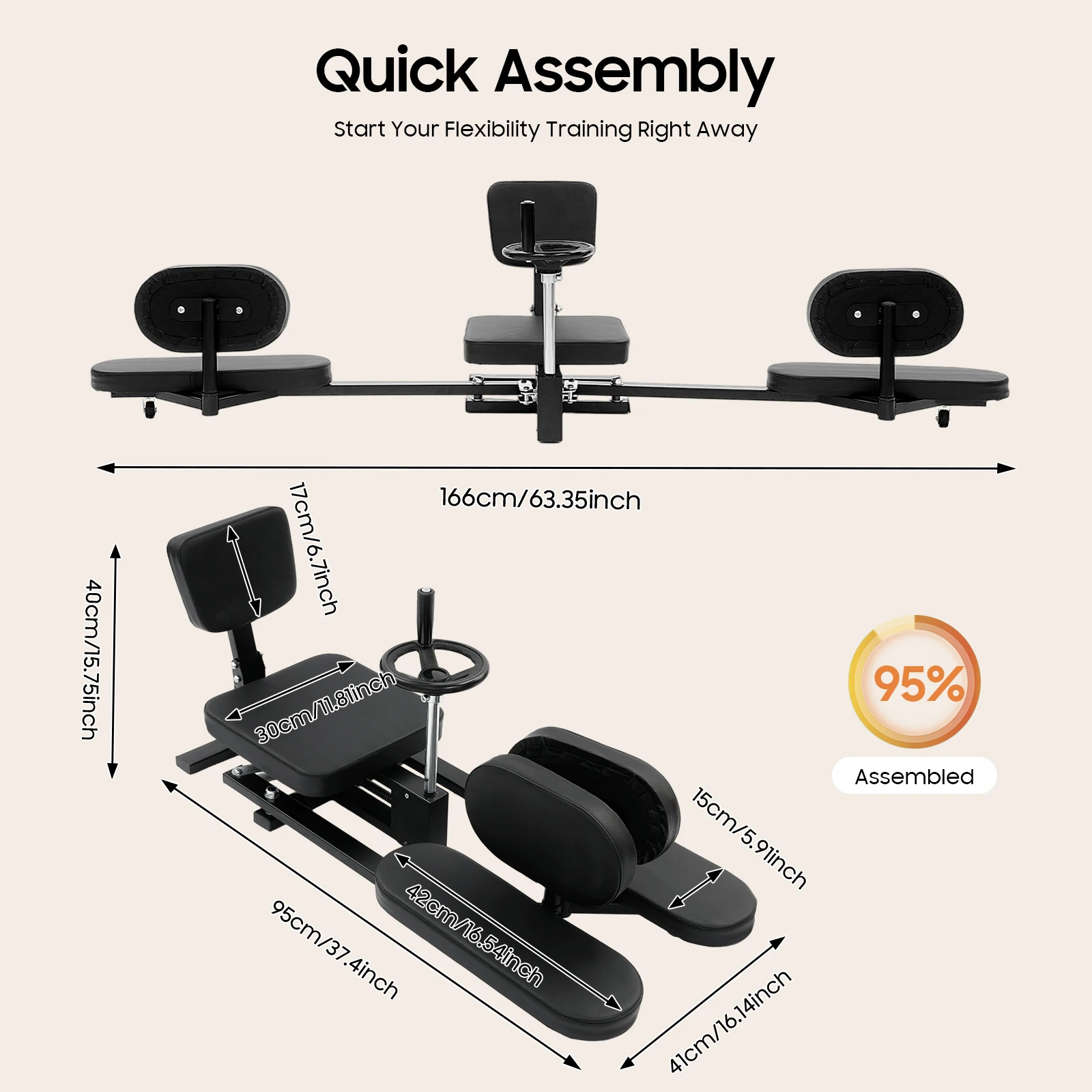 Leg Stretcher - 220lbs Heavy D - Home Gym Mma recension och pris