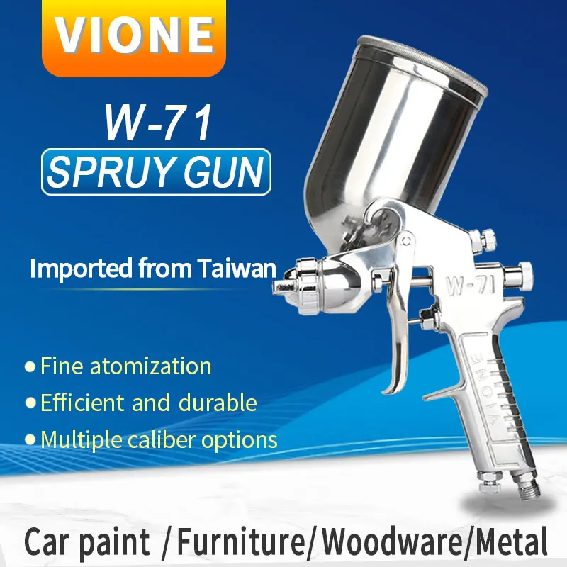 

W71 Paint Spray Gun Pneumatic Tools W-71 Manual Sprayer Good Atomization Hand Pistol