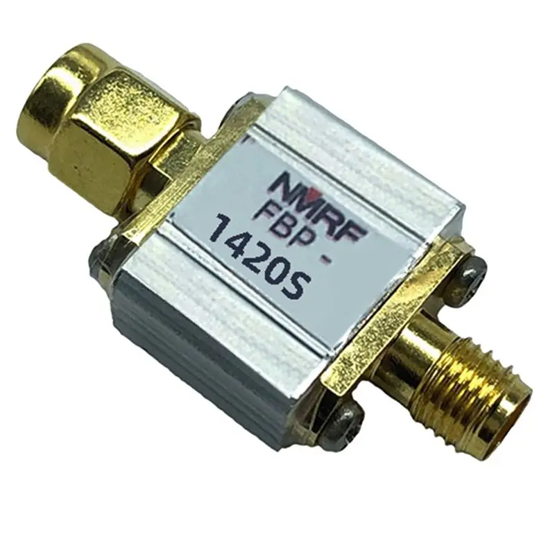 ABLQ  1420MHz Bandpass Filter SAW Bandpass SMA Interface 80MHz Bandwidth SMA-M SMA-F Interface Band Pass Filter Receiver