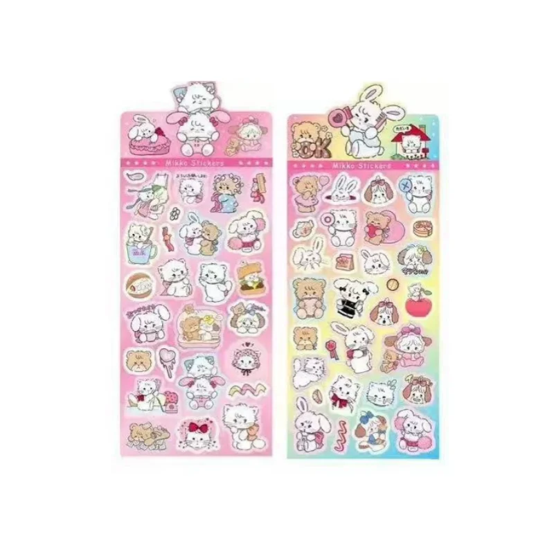 9/90pcs Mikko Laser Sticker Mobile Phone Diary Hand Account Diy Ins Cartoon Celebrity Explosion Children Sticker Wholesale
