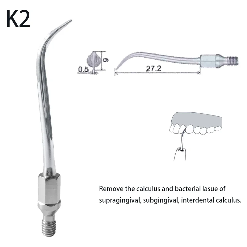 Dental Scaler Tips Oral Calculus Cleaning and Care Fit for SONIC LINE AIR / KAVO SONICFLEX / SIRONA SIROAIR/ NSK TI-MAX Scaling