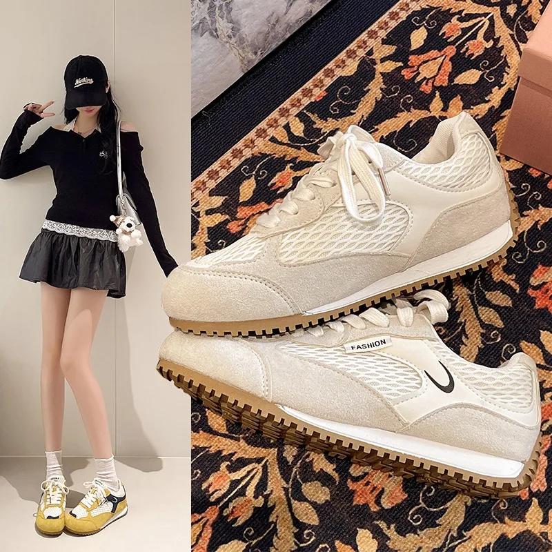 

2025 Hot Sale Ladies Shoes Women's Vulcanize Shoes Fashion Outdoor Slip-Resistant Casual New Light Breathable Sneakers